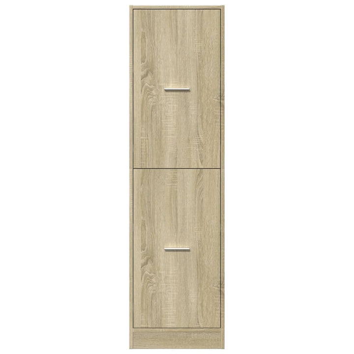 apotekerskab 40x41x144,5 cm konstrueret træ sonoma-eg