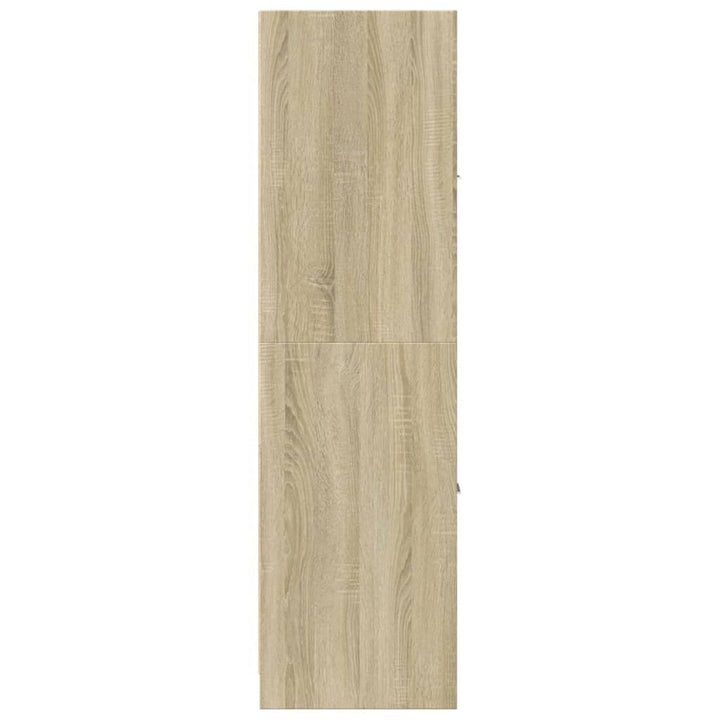 apotekerskab 40x41x144,5 cm konstrueret træ sonoma-eg