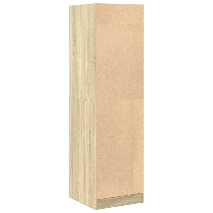 apotekerskab 40x41x144,5 cm konstrueret træ sonoma-eg
