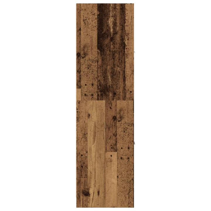 apotekerskab 40x41x144,5 cm konstrueret træ gammelt træ-look
