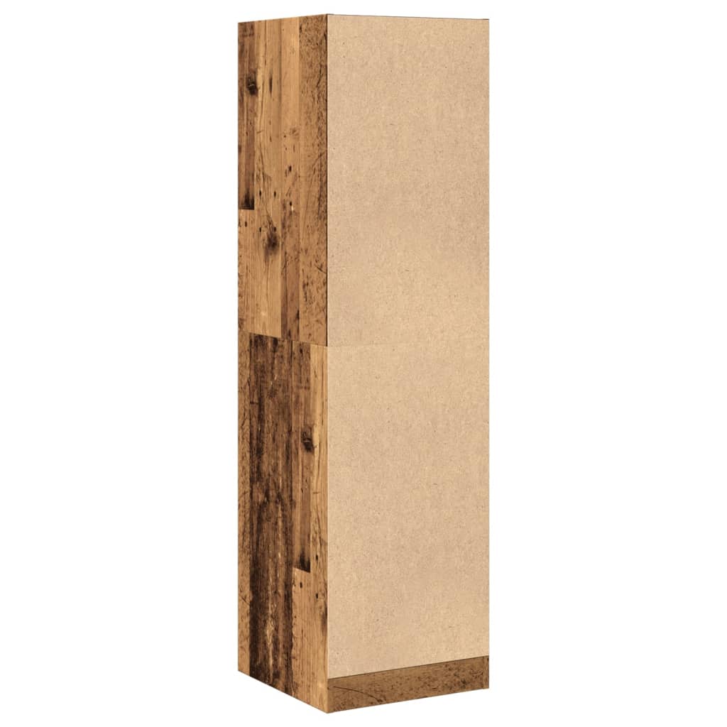 apotekerskab 40x41x144,5 cm konstrueret træ gammelt træ-look