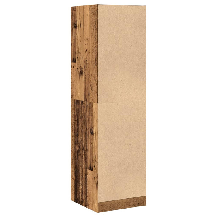 apotekerskab 40x41x144,5 cm konstrueret træ gammelt træ-look