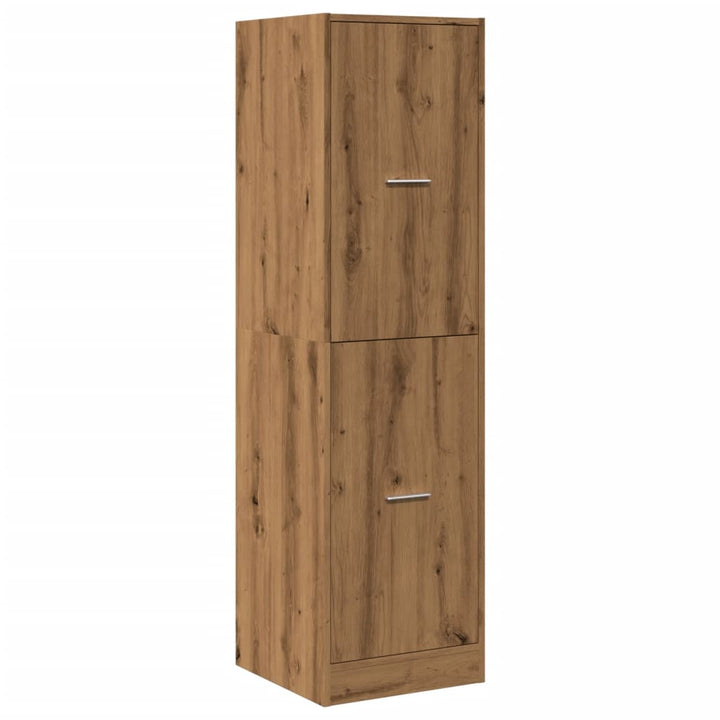 apotekerskab 40x41x144,5 cm konstrueret træ egetræsfarve