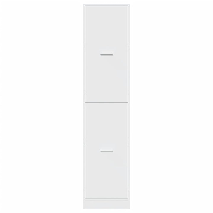 apotekerskab 40x41x174,5 cm konstrueret træ hvid