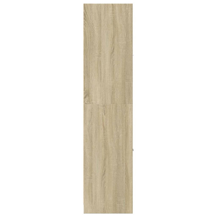 apotekerskab 40x41x174,5 cm konstrueret træ sonoma-eg