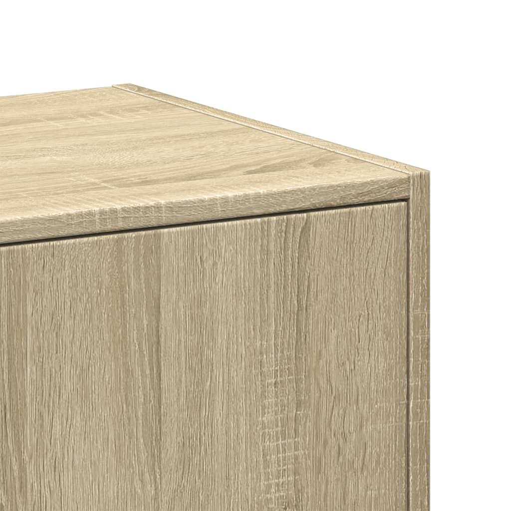 apotekerskab 40x41x174,5 cm konstrueret træ sonoma-eg