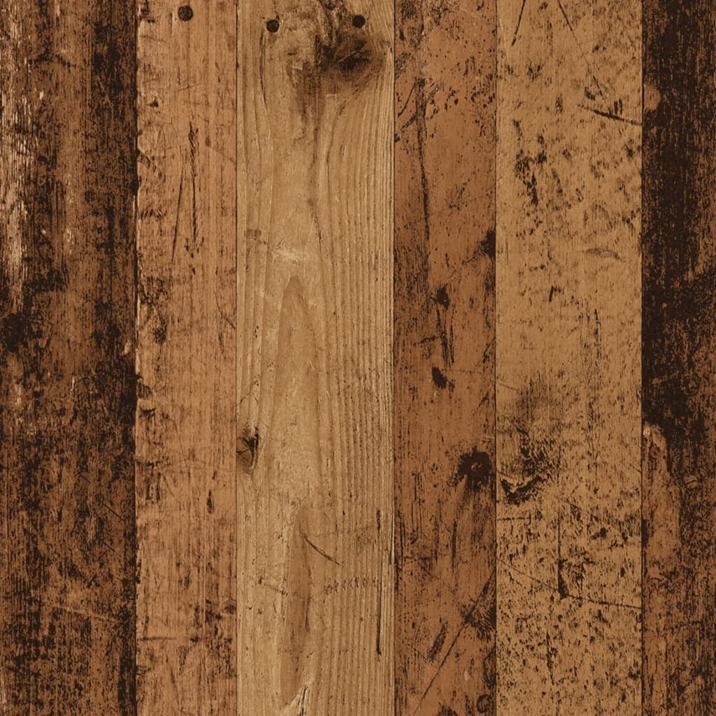 apotekerskab 40x41x174,5 cm konstrueret træ gammelt træ-look