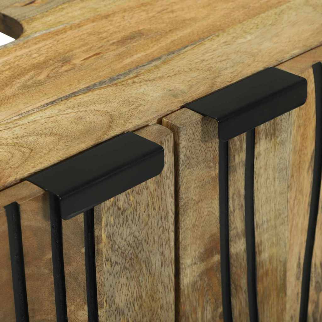 Badeværelsesmøbel sæt med hylde 2 pcs Brun 62 x 33 x 58 cm