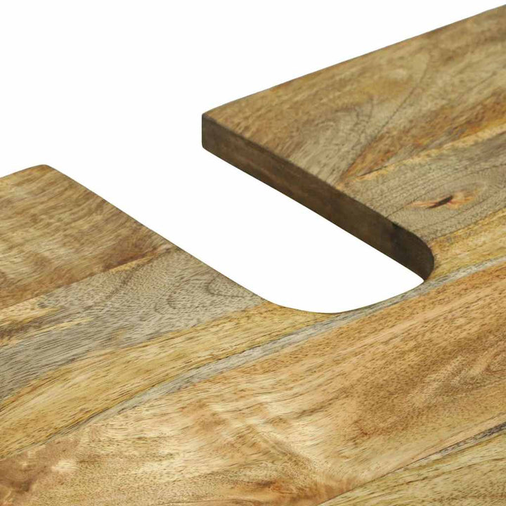 Badeværelsesmøbel sæt med hylde 2 pcs Brun 62 x 33 x 58 cm