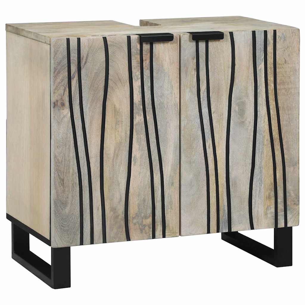 Badeværelsesmøbel sæt 5 pcs Valnød brun 38 x 33 x 160 cm