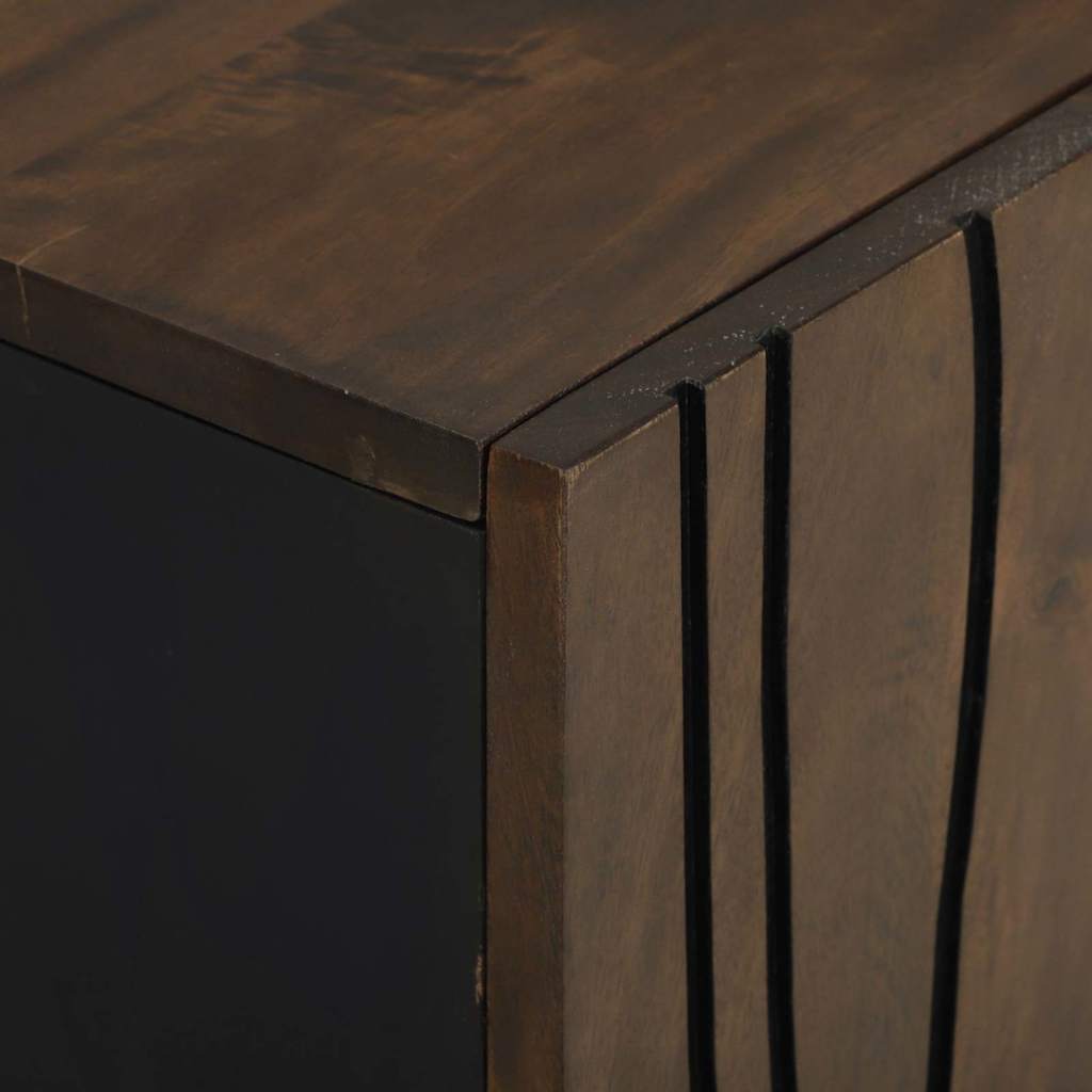 Badeværelsesmøbel sæt med dør 2 pcs Valnød Brun 62 x 33 x 58 cm