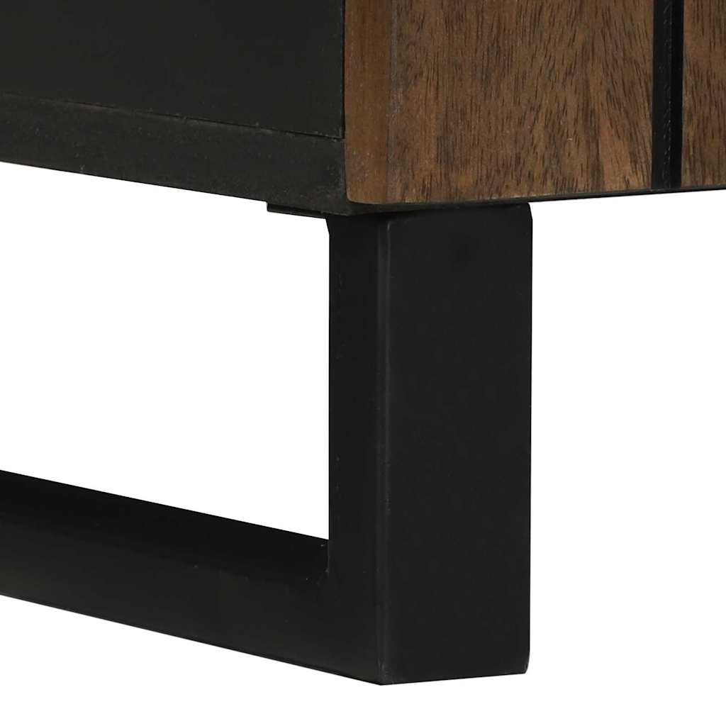 Badeværelsesmøbel sæt med dør 2 pcs Valnød Brun 62 x 33 x 58 cm