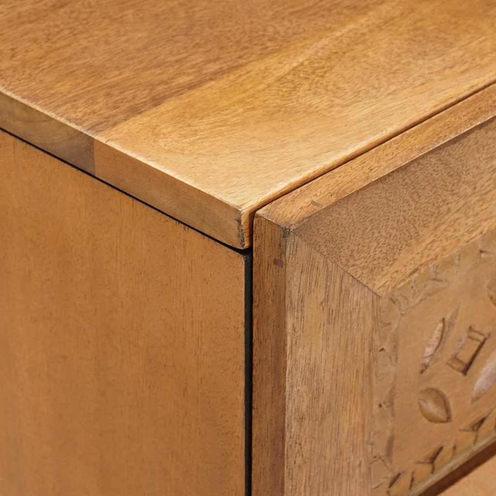 Sideboard 2 pcs Brun 60 x 33 x 75 cm Massivt mangotræ