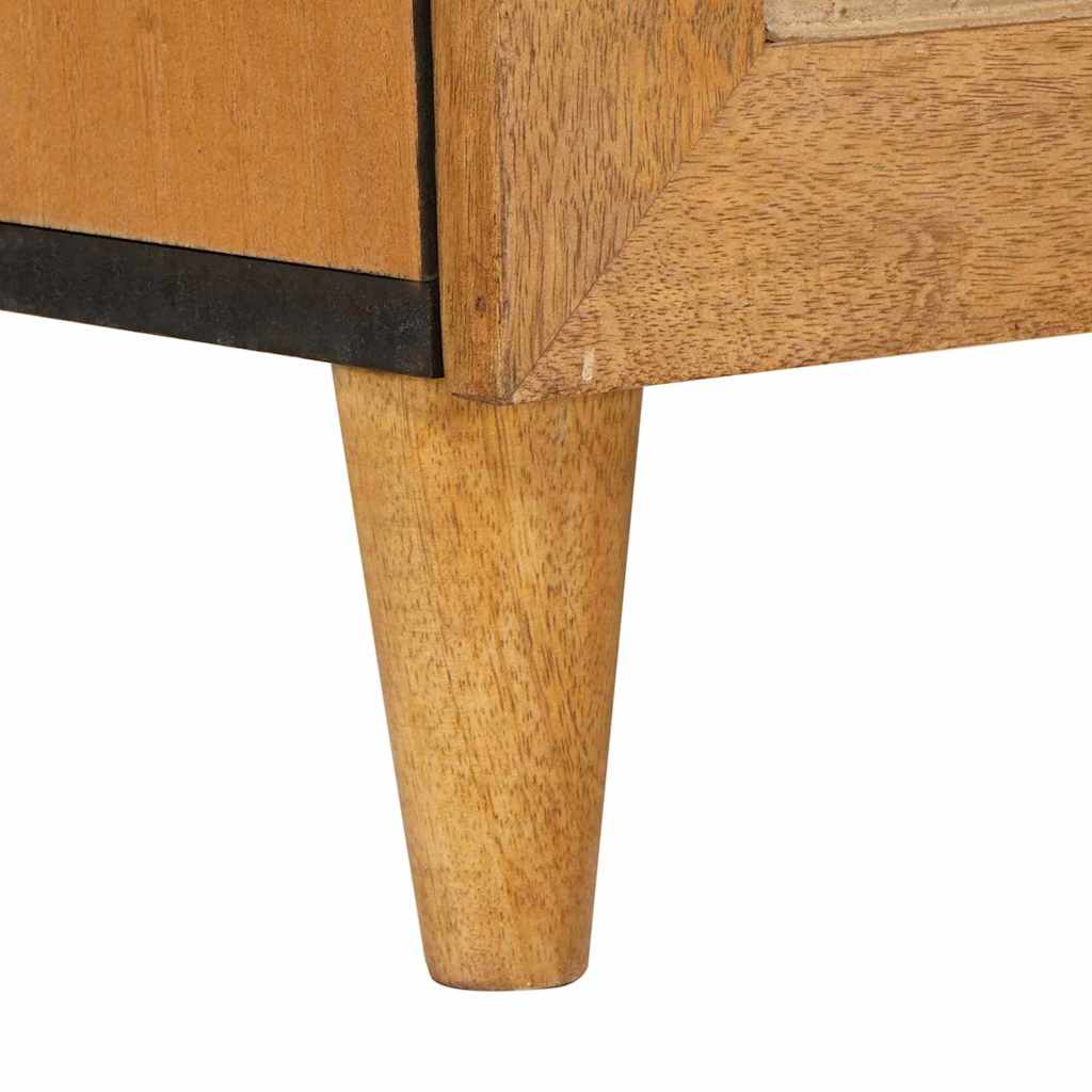 Sideboard 2 pcs Brun 60 x 33 x 75 cm Massivt mangotræ