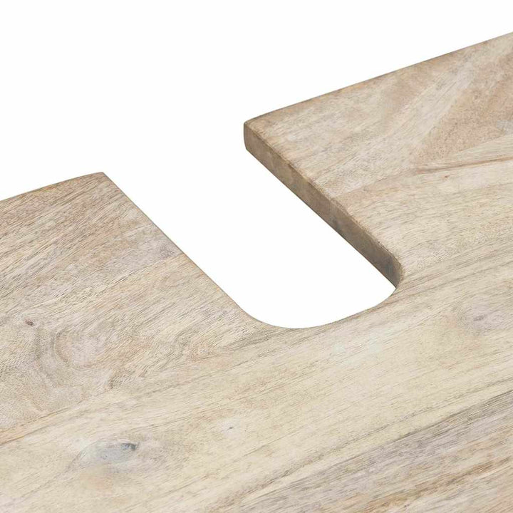 Badeværelsesmøbel sæt med skuffe 4 pcs Hvid 38 x 33 x 160 cm