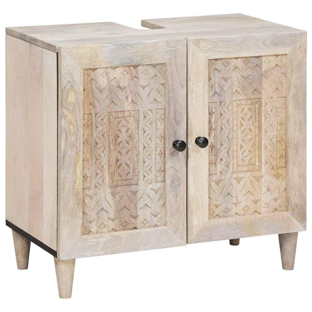 Badeværelsesmøbel sæt med skuffe 4 pcs Hvid 38 x 33 x 160 cm