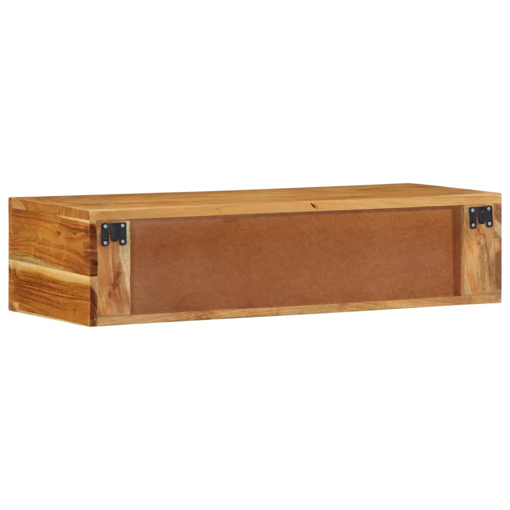 væghængt tv-skab 80x30x19 cm massivt akacietræ