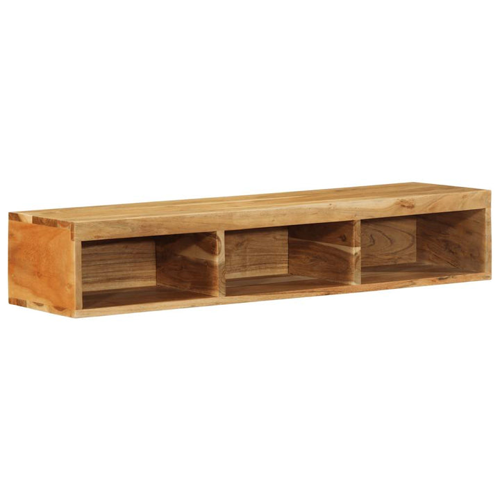 væghængt tv-skab 100x30x19 cm massivt genbrugstræ