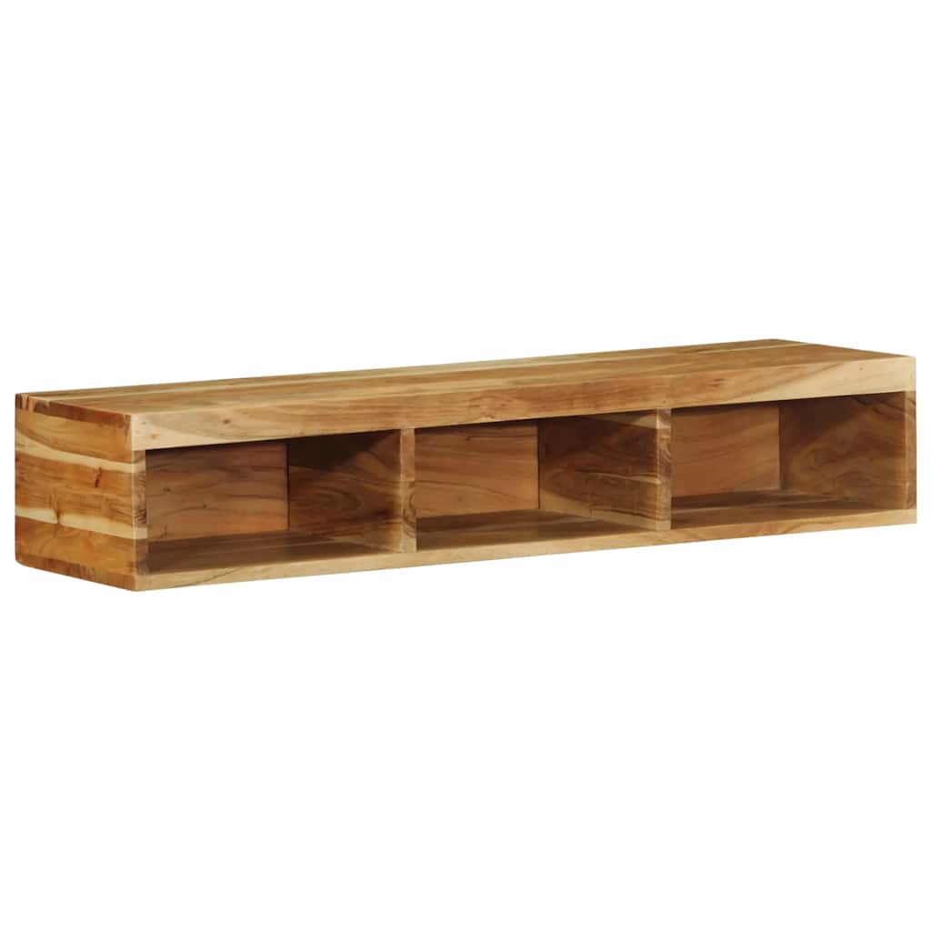 væghængt tv-skab 100x30x19 cm massivt genbrugstræ