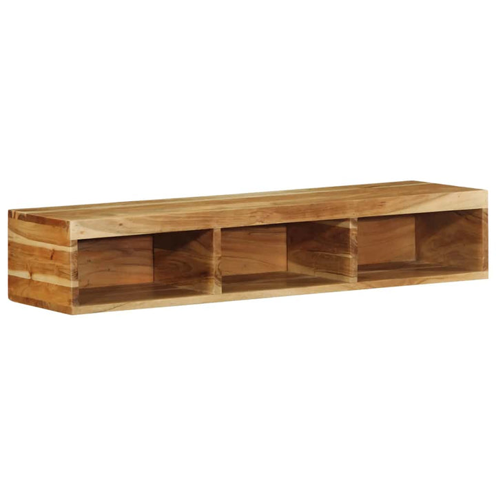 væghængt tv-skab 100x30x19 cm massivt genbrugstræ
