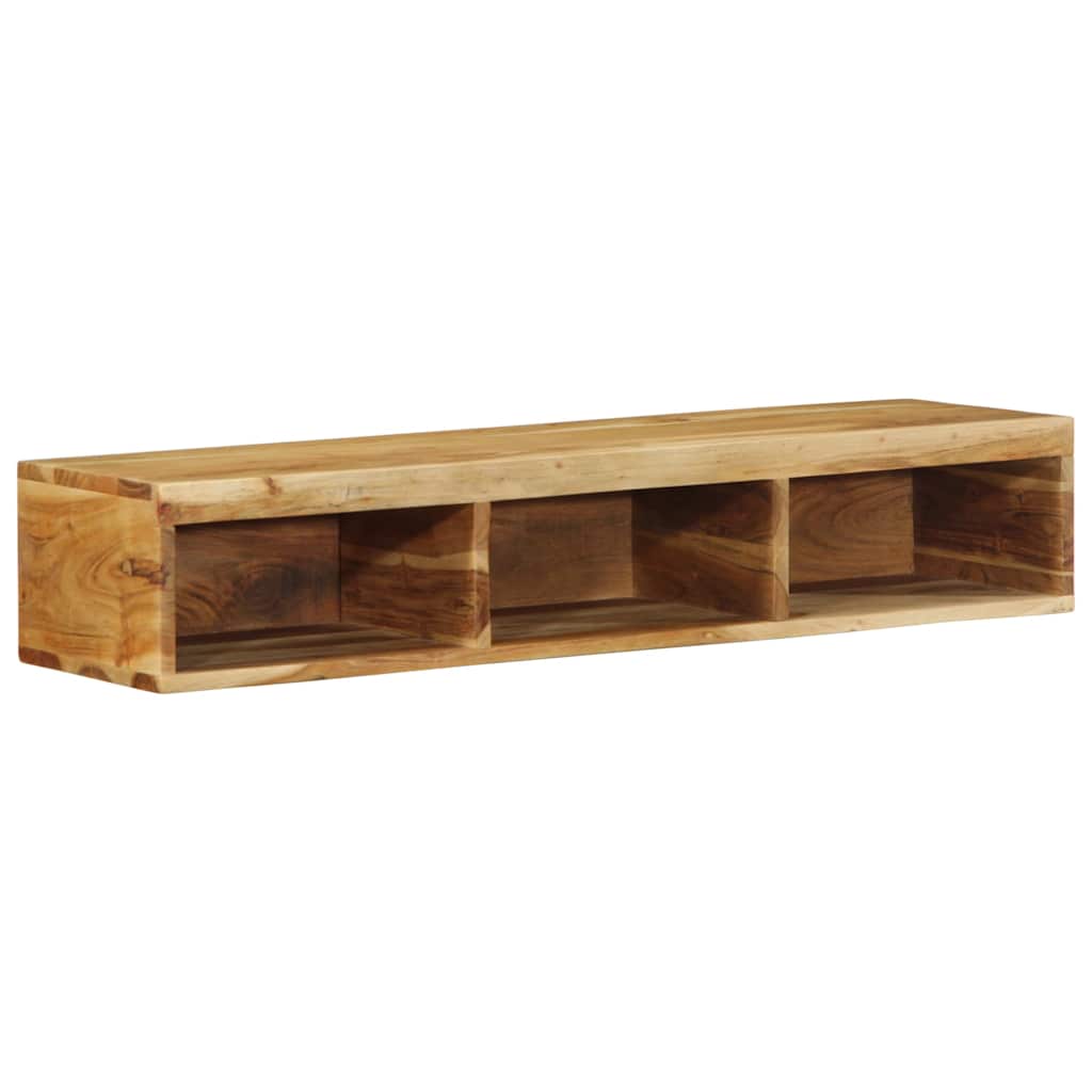 væghængt tv-skab 100x30x19 cm massivt genbrugstræ