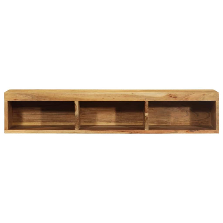 væghængt tv-skab 100x30x19 cm massivt genbrugstræ