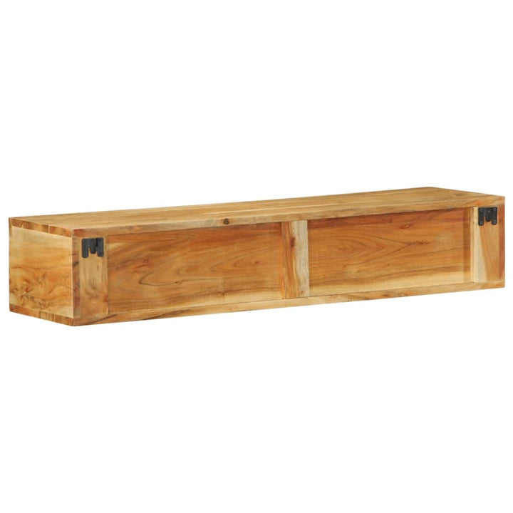 væghængt tv-skab 100x30x19 cm massivt genbrugstræ