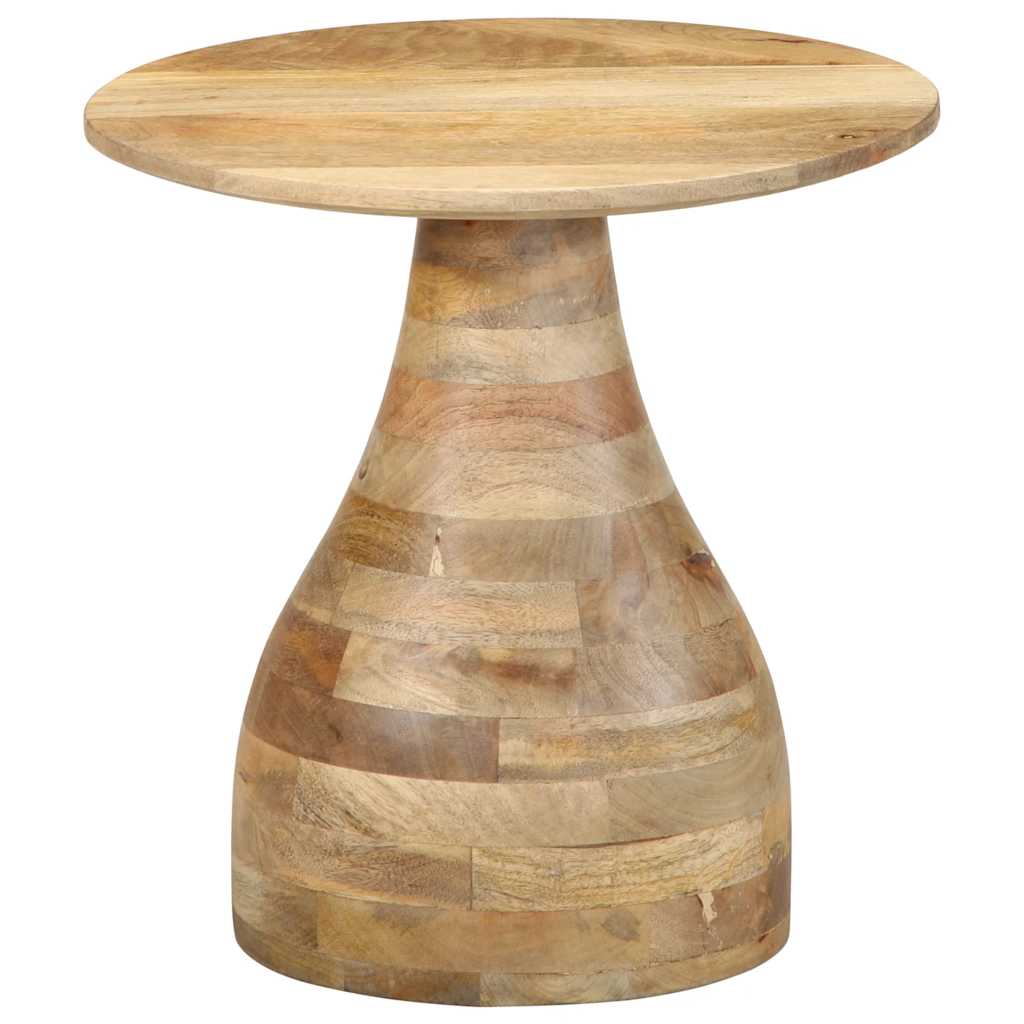 sidebord Ø40x40 cm massivt mangotræ