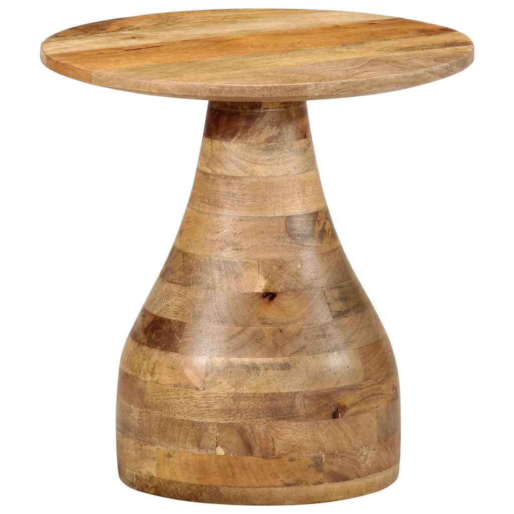 sidebord Ø40x40 cm massivt mangotræ