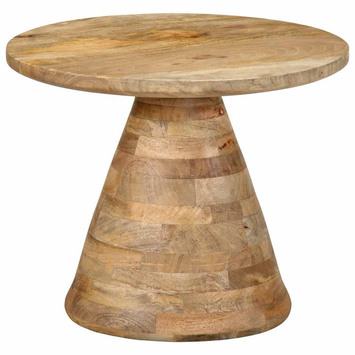 sidebord Ø50x40 cm massivt mangotræ