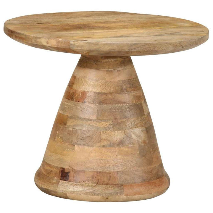 sidebord Ø50x40 cm massivt mangotræ