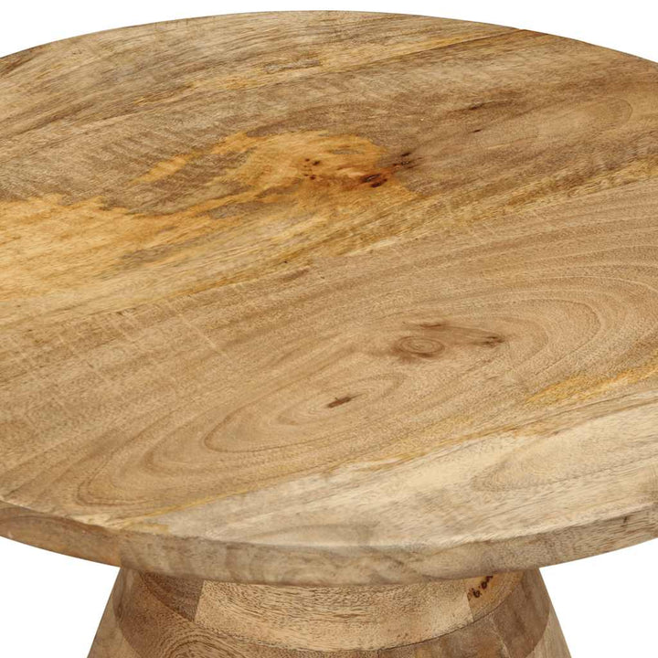 sidebord Ø50x40 cm massivt mangotræ