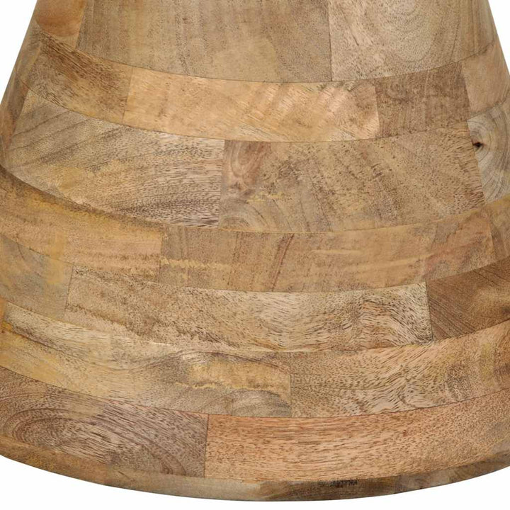 sidebord Ø50x40 cm massivt mangotræ