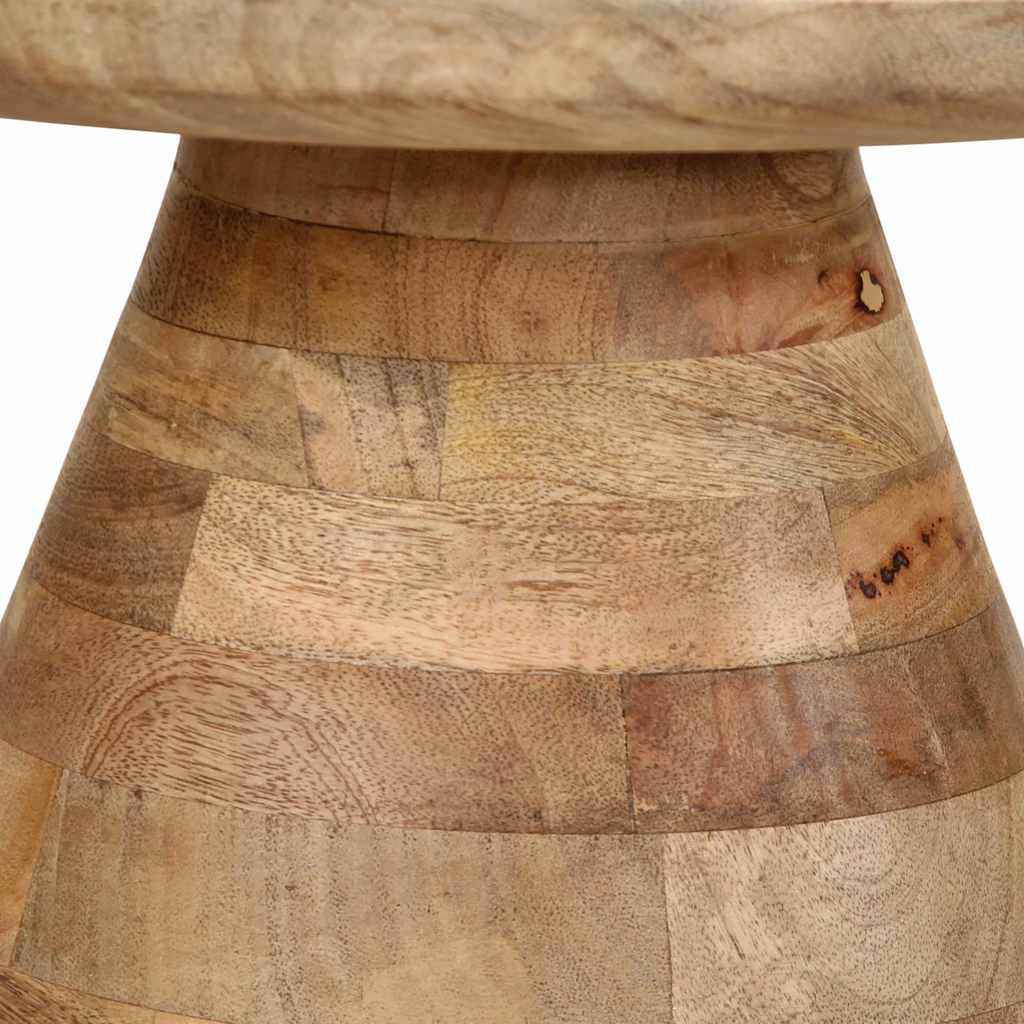 sidebord Ø50x40 cm massivt mangotræ