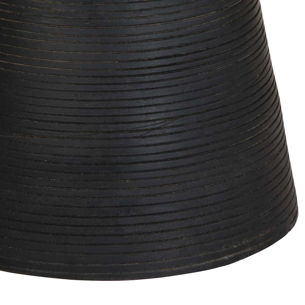 sidebord Ø37x45 cm massivt mangotræ sort