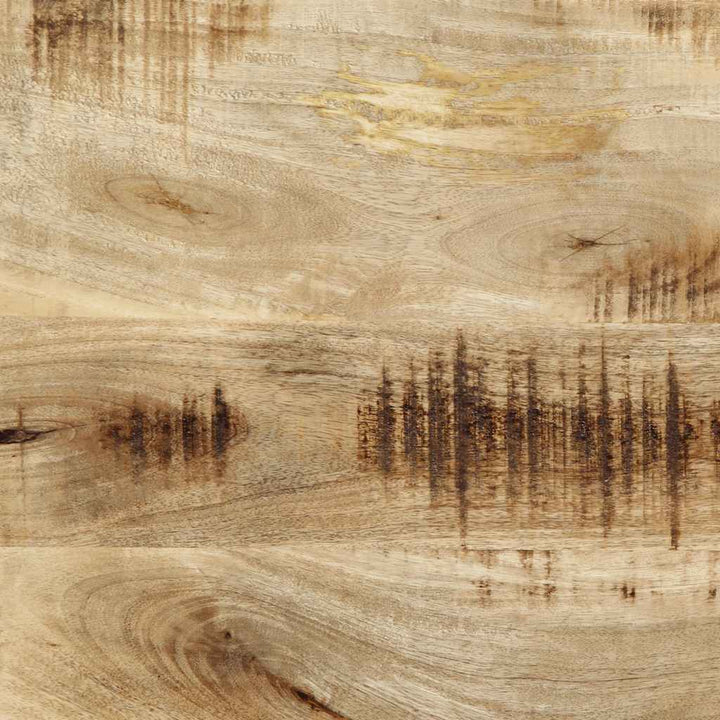 hovedgærde 160 cm massivt mangotræ og jern