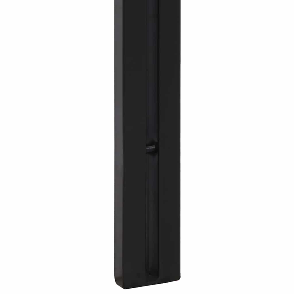 hovedgærde 160 cm massivt mangotræ og jern