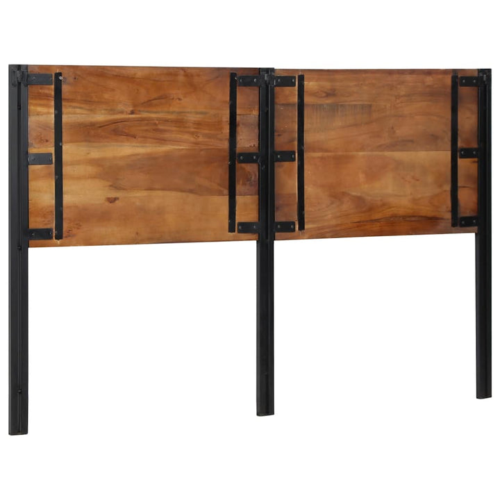 sengegavl 160 cm massivt genbrugstræ og jern