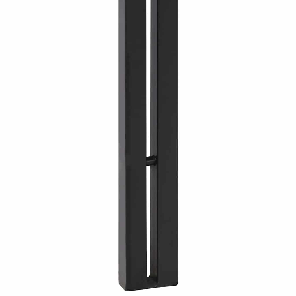 sengegavl 160 cm massivt genbrugstræ og jern