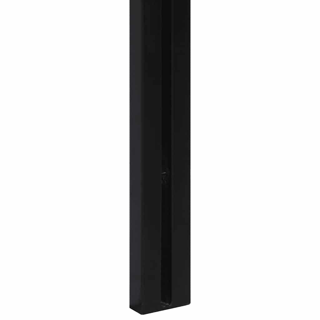 hovedgærde 180 cm massivt mangotræ og jern