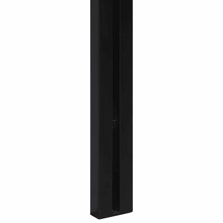 hovedgærde 180 cm massivt mangotræ og jern