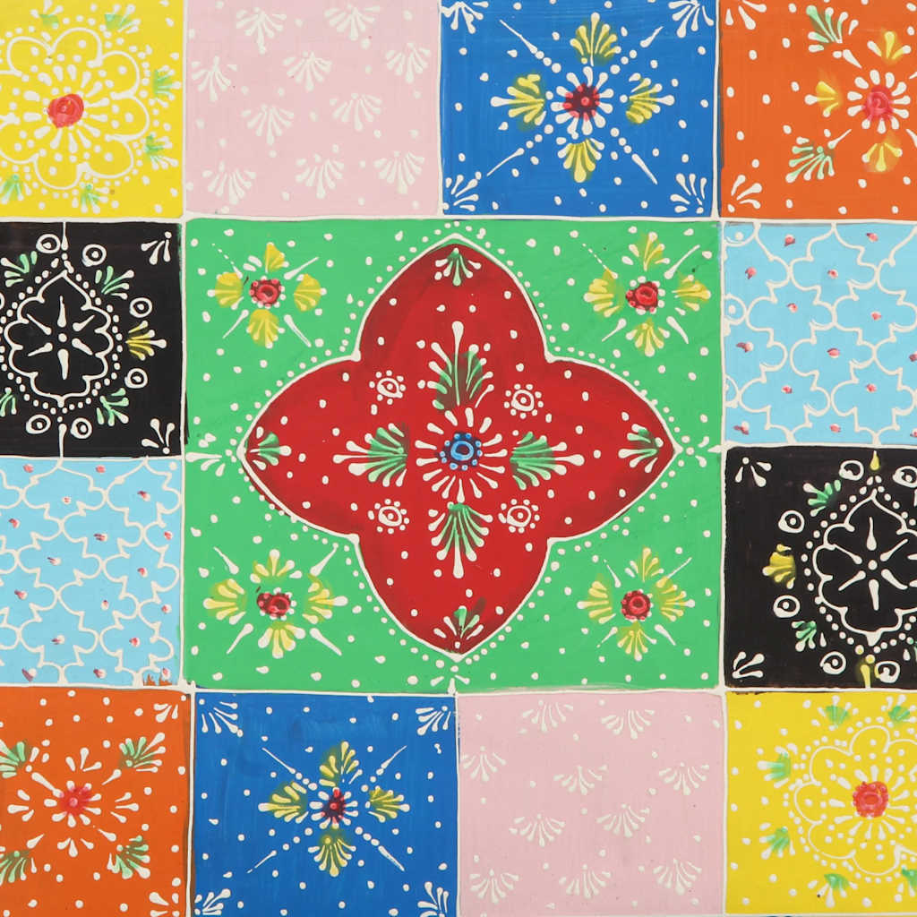 sengeskabe 2 stk 40x35x45 cm massivt mangotræ flerfarvet