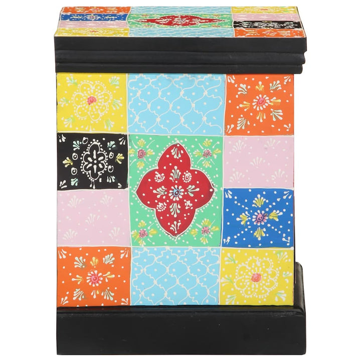 Natskab 2 pcs Flerfarvet 40 x 35 x 45 cm Massivt mangotræ