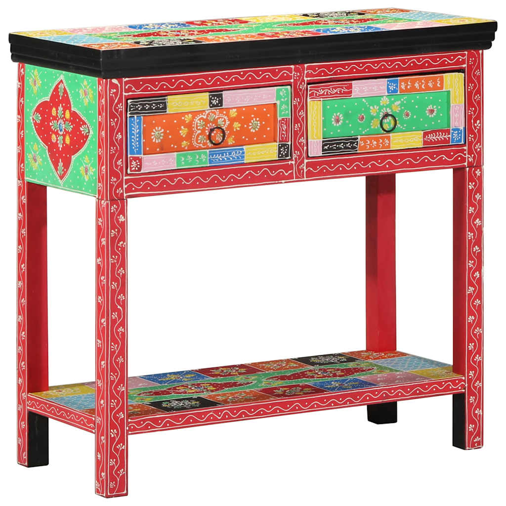 Konsolbord Flerfarvet 80 x 35 x 76 cm Konstrueret træ