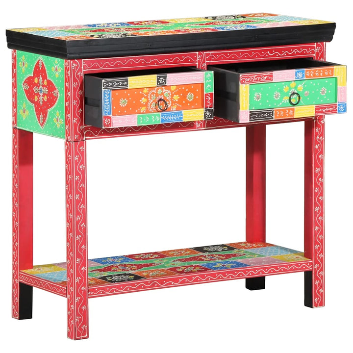 Konsolbord Flerfarvet 80 x 35 x 76 cm Konstrueret træ