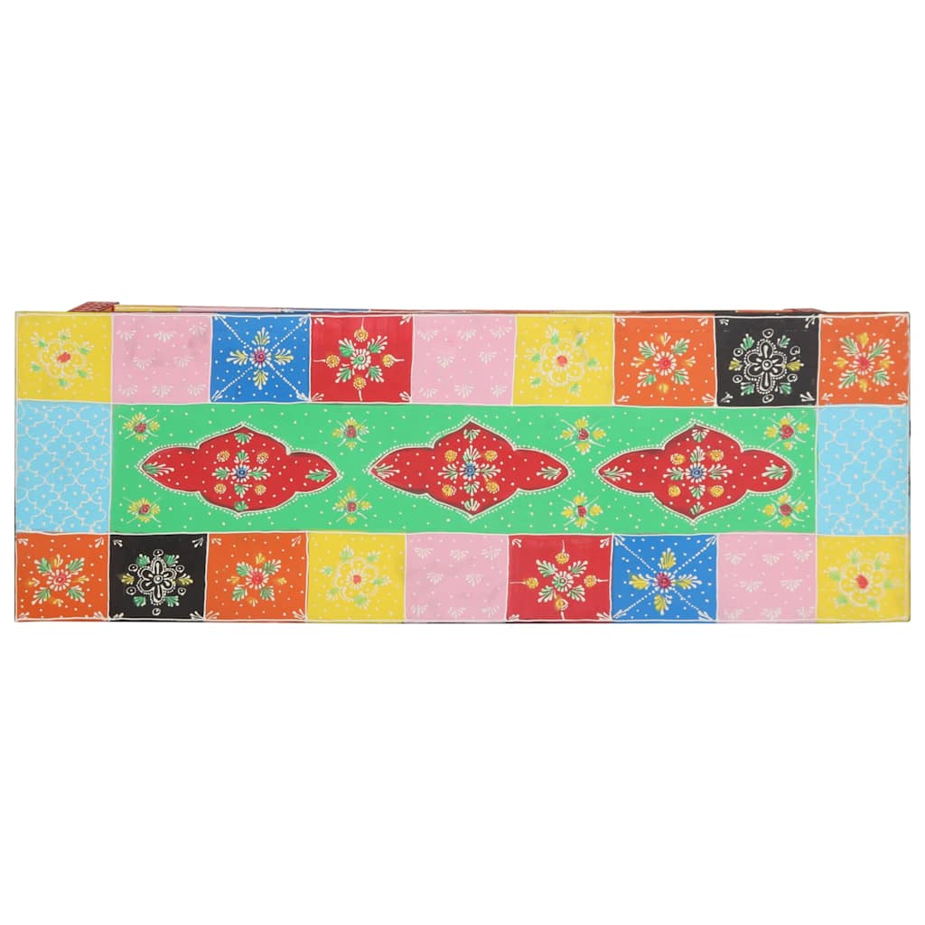 Konsolbord Flerfarvet 100 x 30 x 75 cm Massivt mangotræ