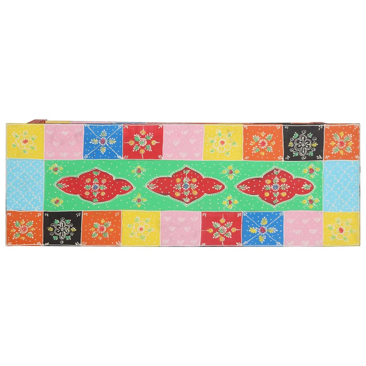 Konsolbord Flerfarvet 100 x 30 x 75 cm Massivt mangotræ