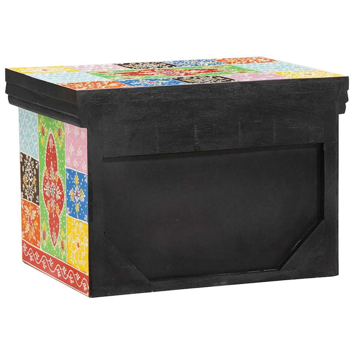 Natskab 2 pcs Flerfarvet 40 x 30 x 28 cm Massivt mangotræ