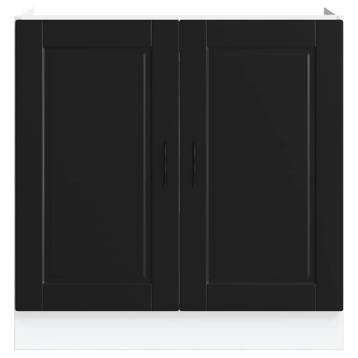 underskab til vask Porto 80x46x81,5 cm konstrueret træ sort