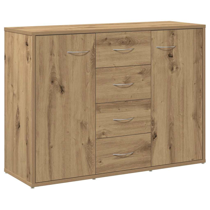 skænk 88x30x64 cm konstrueret træ kunsteg